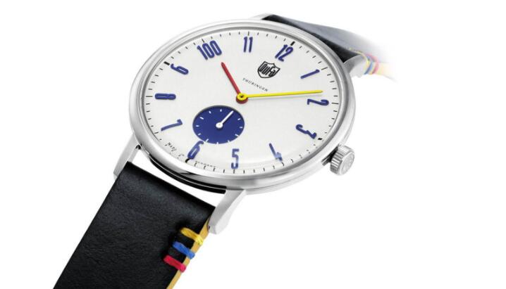 ドゥッファ 3原色である“赤・青・黄”が、ミニマル 腕時計